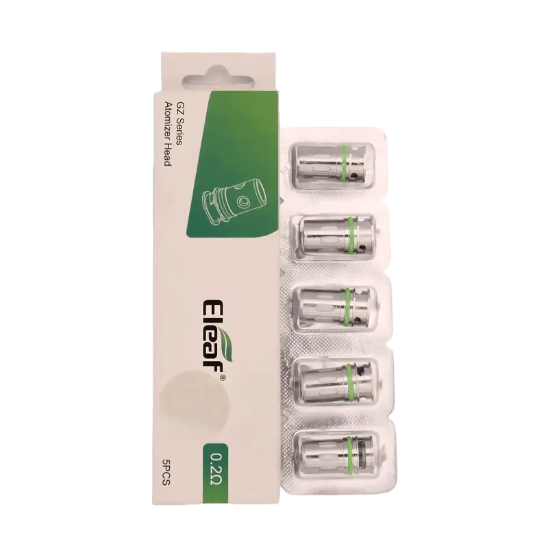 Eleaf GZ Replacement Coils – 0.2Ω & 0.4Ω – 5-Pack