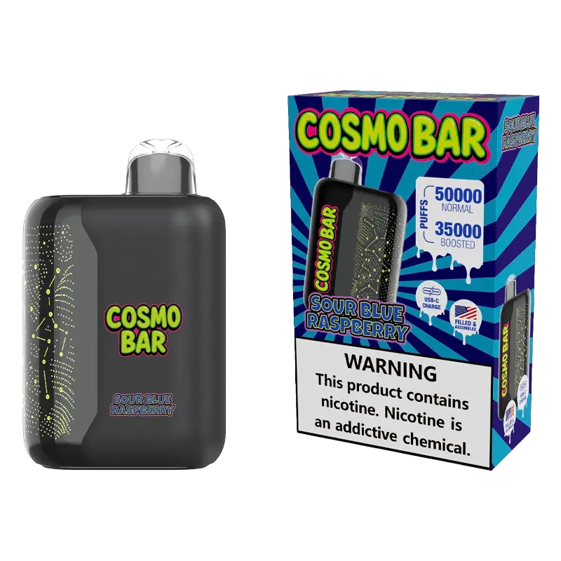 Cosmo Bar 50K Disposable – Sour Blue Raspberry
