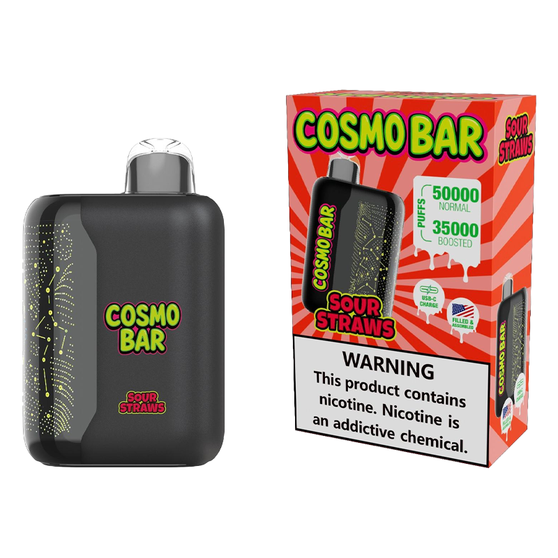 Cosmo Bar 50K Disposable – Sour Straws