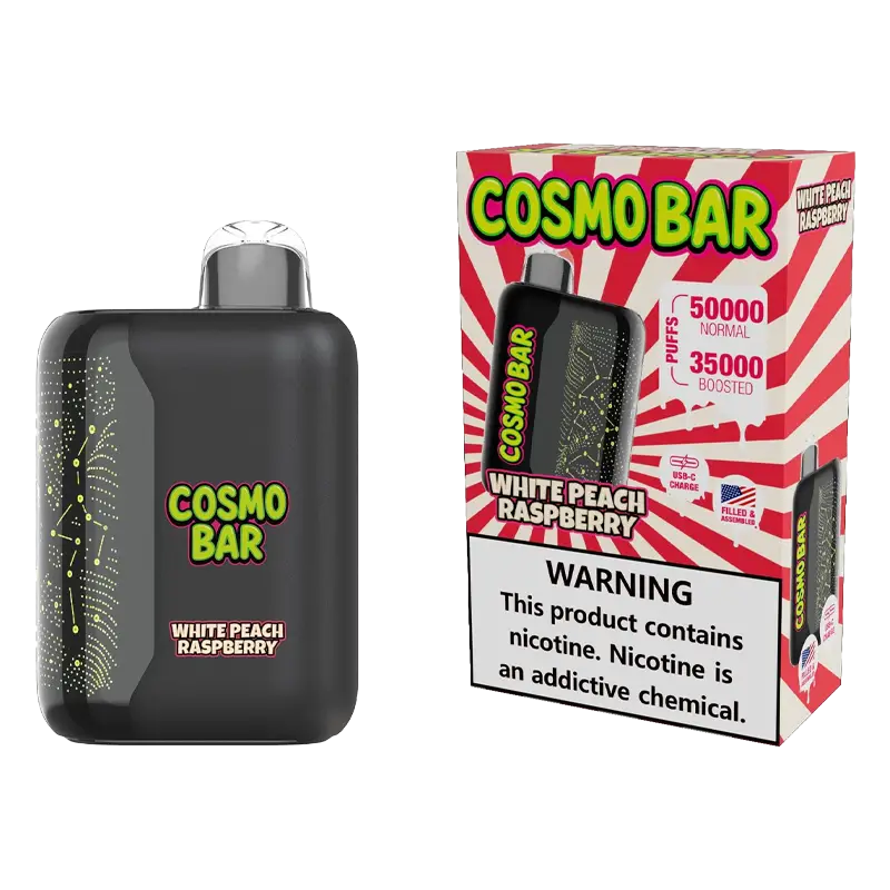 Cosmo Bar 50K Disposable – White Peach Raspberry