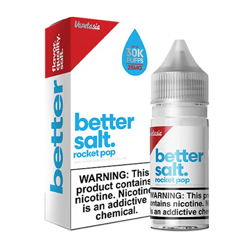 Better Salt by Vapetasia Rocket Pop Nic Salt – 30ml – 50mg