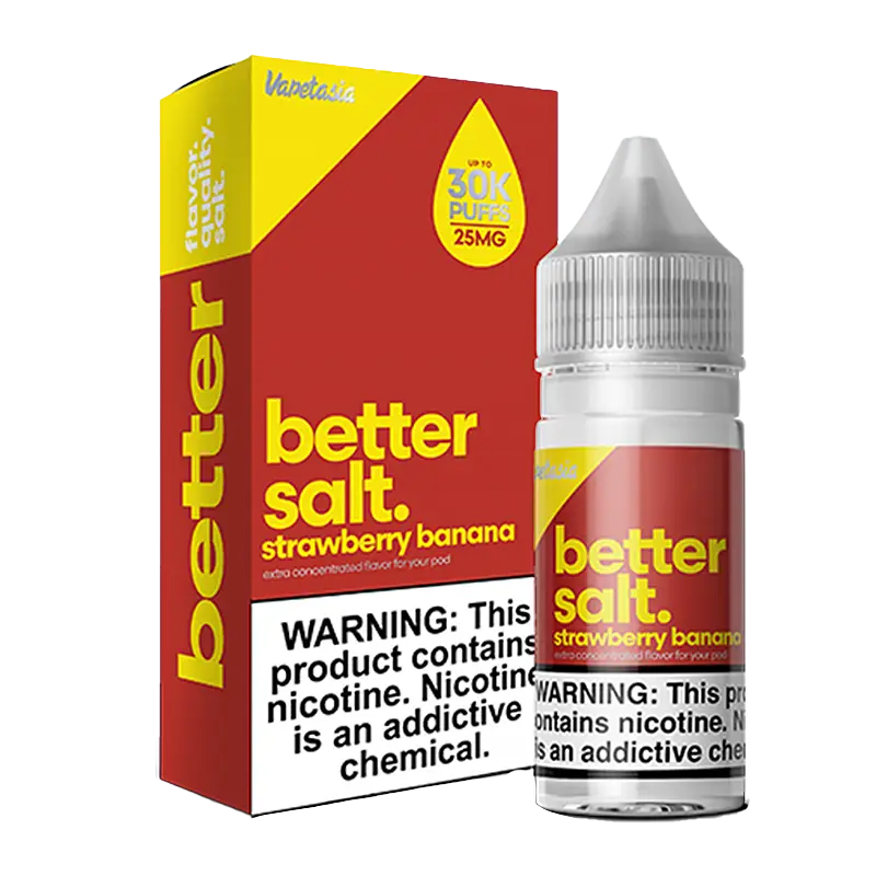 Better Salt by Vapetasia Strawberry Banana Nic Salt – 30ml – 50mg