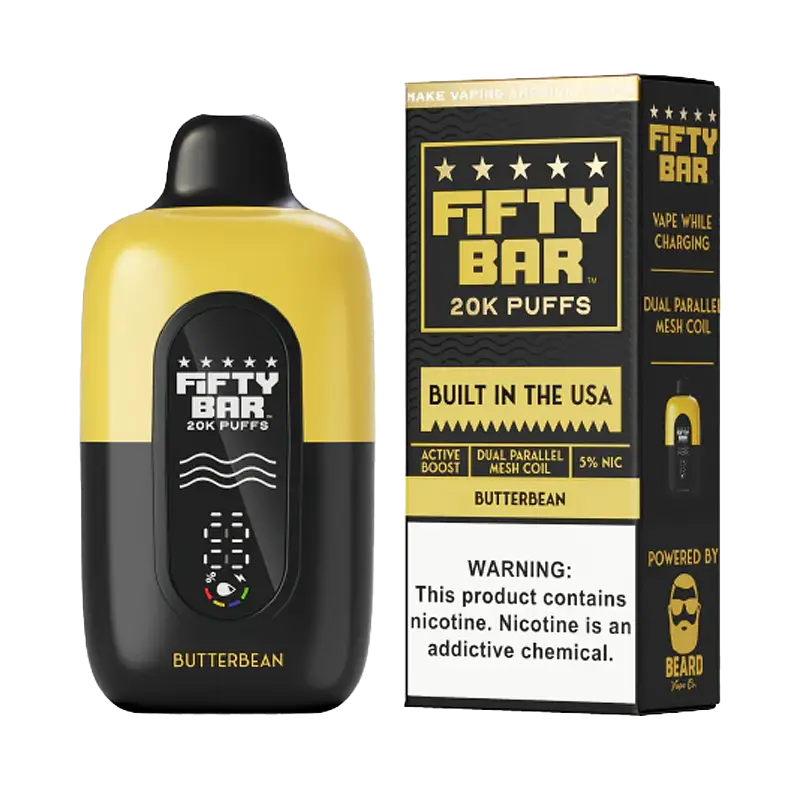 Fifty Bar V2 20K Disposable – Butterbean