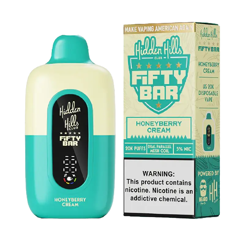 Fifty Bar V2 20K Disposable – Honeyberry Cream