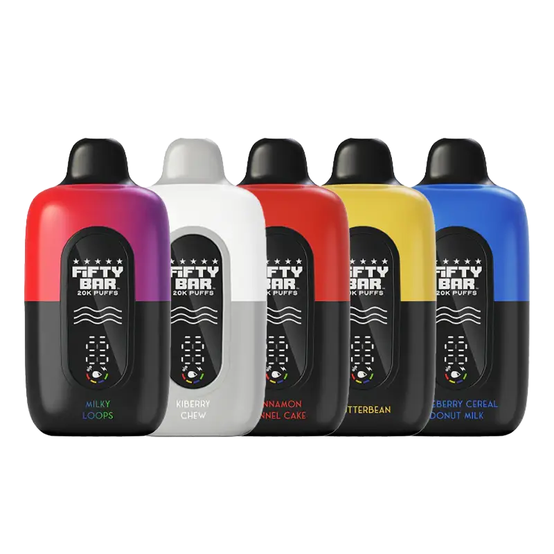 Fifty Bar V2 20K Disposable Vape – Flavor Lineup