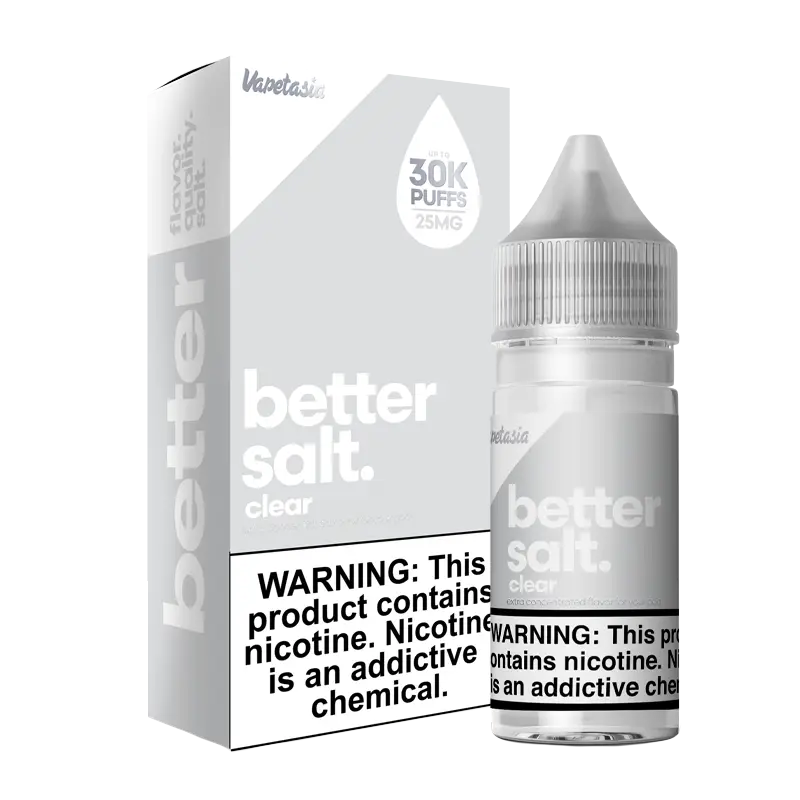 Better Salt by Vapetasia Clear Nic Salt – 30ml – 50mg