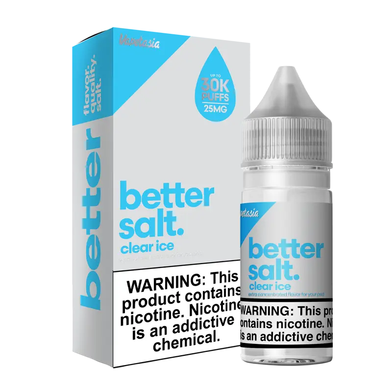 Better Salt by Vapetasia Clear Ice Nic Salt – 30ml – 50mg