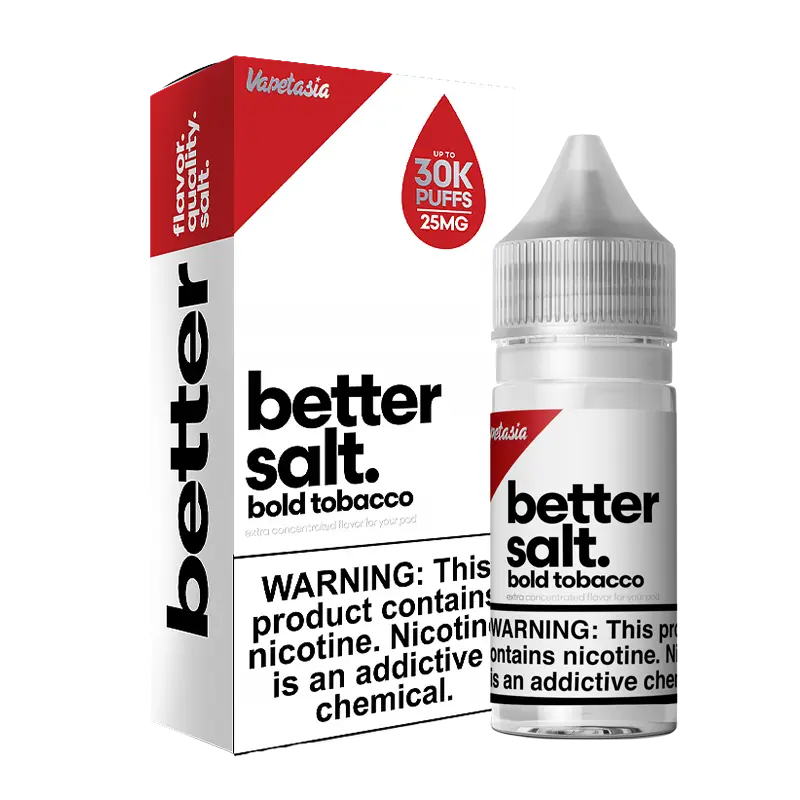 Better Salt by Vapetasia Bold Tobacco Nic Salt – 30ml – 25mg
