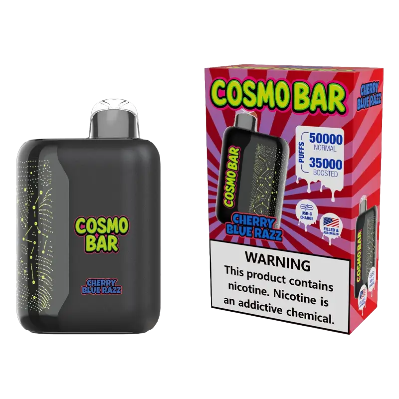Cosmo Bar 50K Disposable – Cherry Blue Razz